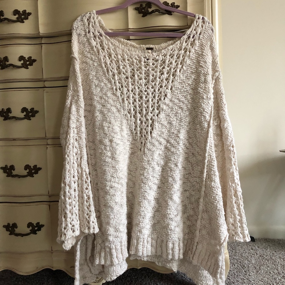 White Free People Sweater